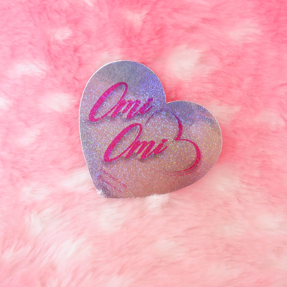 Image of Omi Omi Heart Bling Sticker