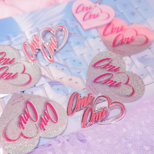 Image of Omi Omi Heart Bling Sticker