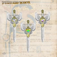 Image 2 of PRIDE AND HONOR wooden pin