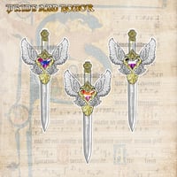 Image 3 of PRIDE AND HONOR wooden pin
