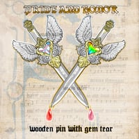 Image 1 of PRIDE AND HONOR wooden pin
