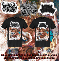 Bodily Stew & Larval Therapy "Podridos, Destrozados, y Mutilados" Split Shirts