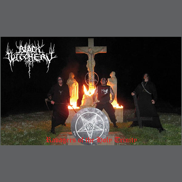 Image of Black Witchery  " Ravangers of the holy Trinity   " Flag / Tapestry / Banner 