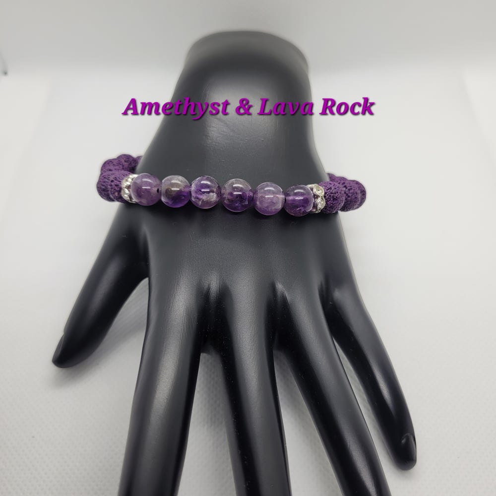 Image of Amethyst & Lava Rock