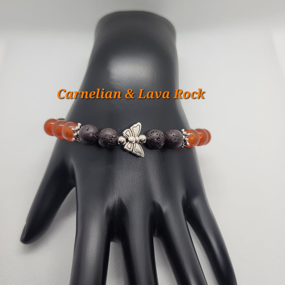 Image of Carnelian & Lava Rock
