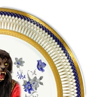 Image 3 of  Lord Wolf - Large Fine China Plate - #0774