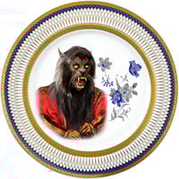 Image 1 of  Lord Wolf - Large Fine China Plate - #0774