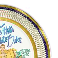 Image 2 of The Thin White Duke - Large Fine China Plate - #0774