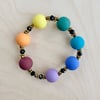 Matte Rainbow Bracelet