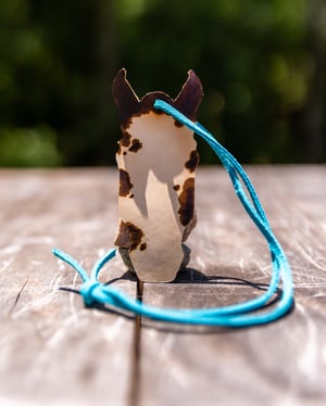 Image of Leather Horse Car Freshie