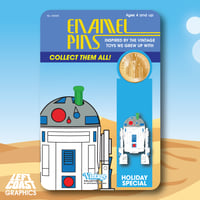Image 1 of Vintage Collector - Animated Hero Droid Enamel Pin