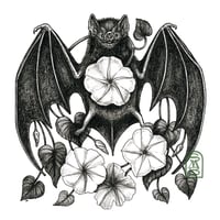 Image 1 of Moonflower Bat Print