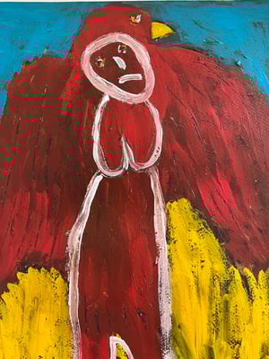 Image of Red Bird Woman 