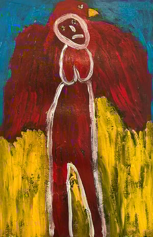 Image of Red Bird Woman 
