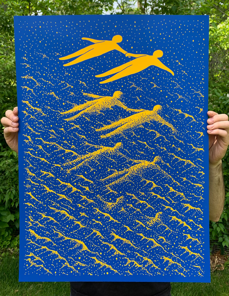 Image of "Cosmic Waves" Print