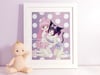 LAST CHANCE ♡ My Mew Melody & Kuromi Anime Girls 8x10" Poster Print