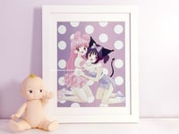 LAST CHANCE ♡ My Mew Melody & Kuromi Anime Girls 8x10" Poster Print