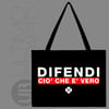 Shopping Bag Canvas - Difendi ciò che è vero (UR084)