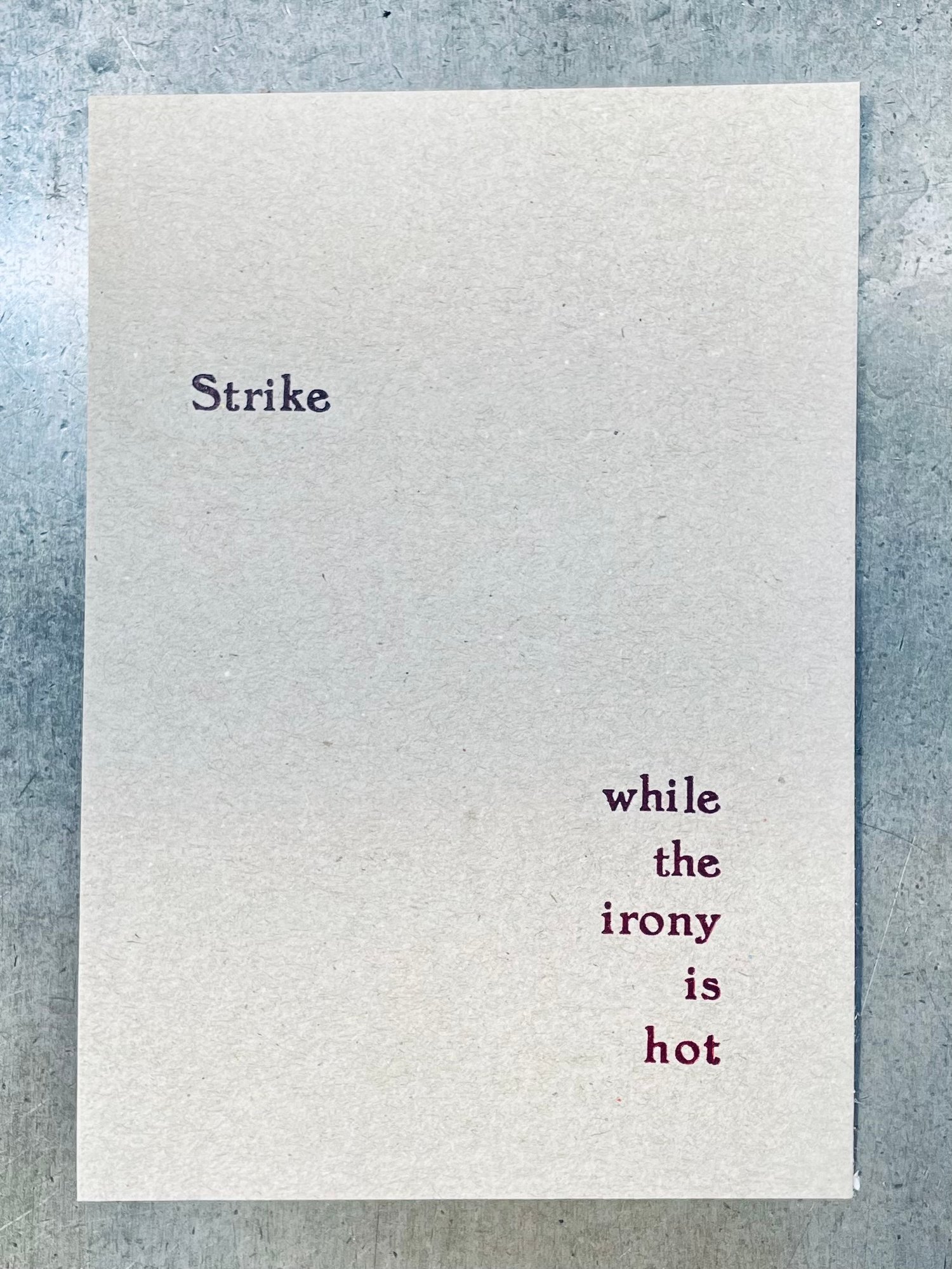 Image of Strike card
