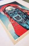 Shepard Fairey (Obey) Sérigraphie "Just Future Rising" 61x46cm - 2021