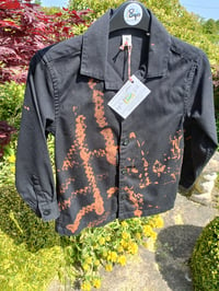 Image 1 of Reverse dyed black shirt age 8 SALE 20% OFF!!