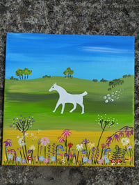 Image 1 of A Wiltshire White horse greetings card