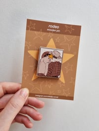 Image 2 of Rodeo Wooden Pin [NO BACKING CARD]