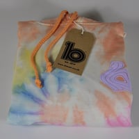 Image 2 of Wavy Tie Dye Hood - 3D Puff Print