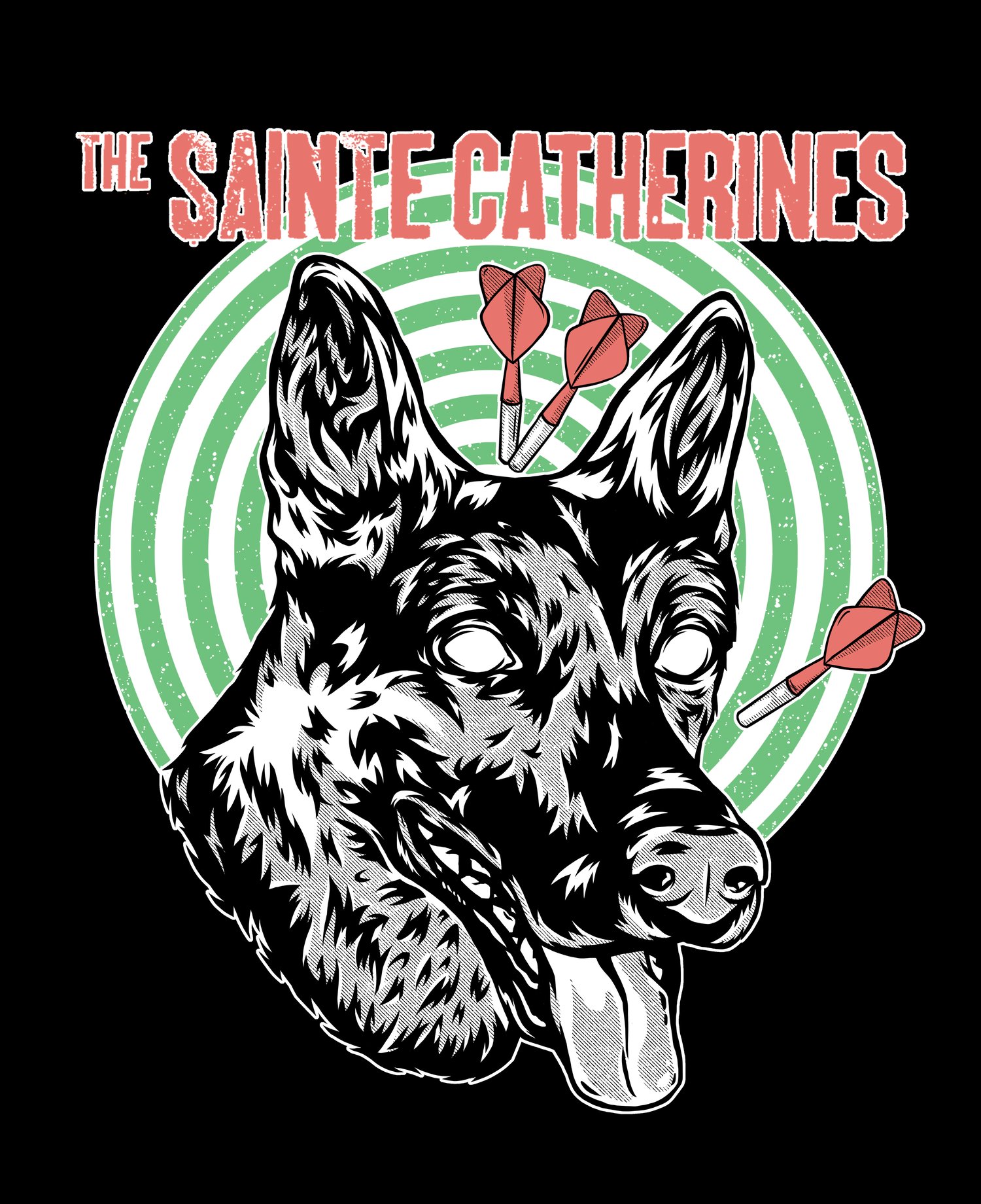 Image of The Sainte Catherines- Fire Works T-Shirt 