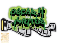 Oscar H Photos Rectangular Logo Sticker Bundle x10