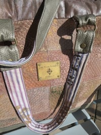 Image 1 of Textural Tiles Handmade Shoulder Bag