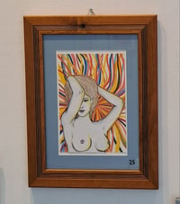 Image 2 of Collage: Sensual seduction (framed) 