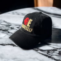 Image 1 of Be Yourself Logo "Dad Hat"- Black