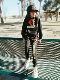 Image 1 of  Girls Youth Sweat Suit Black