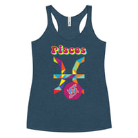 Image 5 of PISCES ZODIAC Women's Racerback Tank