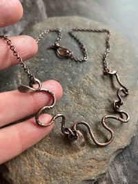 Image 2 of The Power of Three ~ Snake Link Necklace