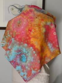 Image 1 of Tropical Geode - Ice Dyed Tie Dye Bandana