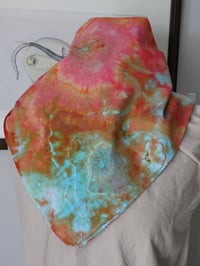 Image 2 of Tropical Geode - Ice Dyed Tie Dye Bandana