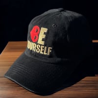 Image 2 of Be Yourself Logo "Dad Hat"- Black
