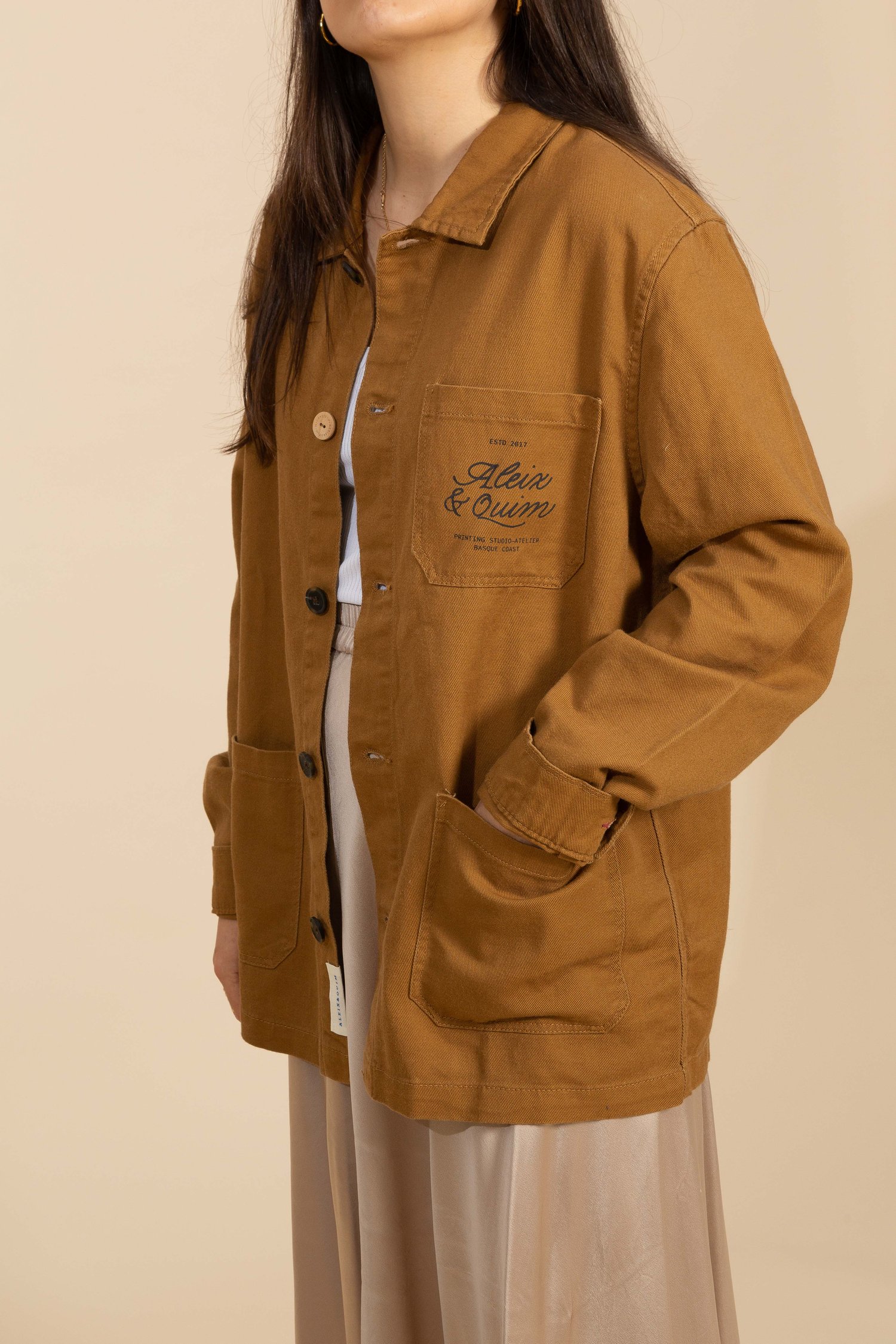 Image of CHAQUETA "LANA" CARAMELO