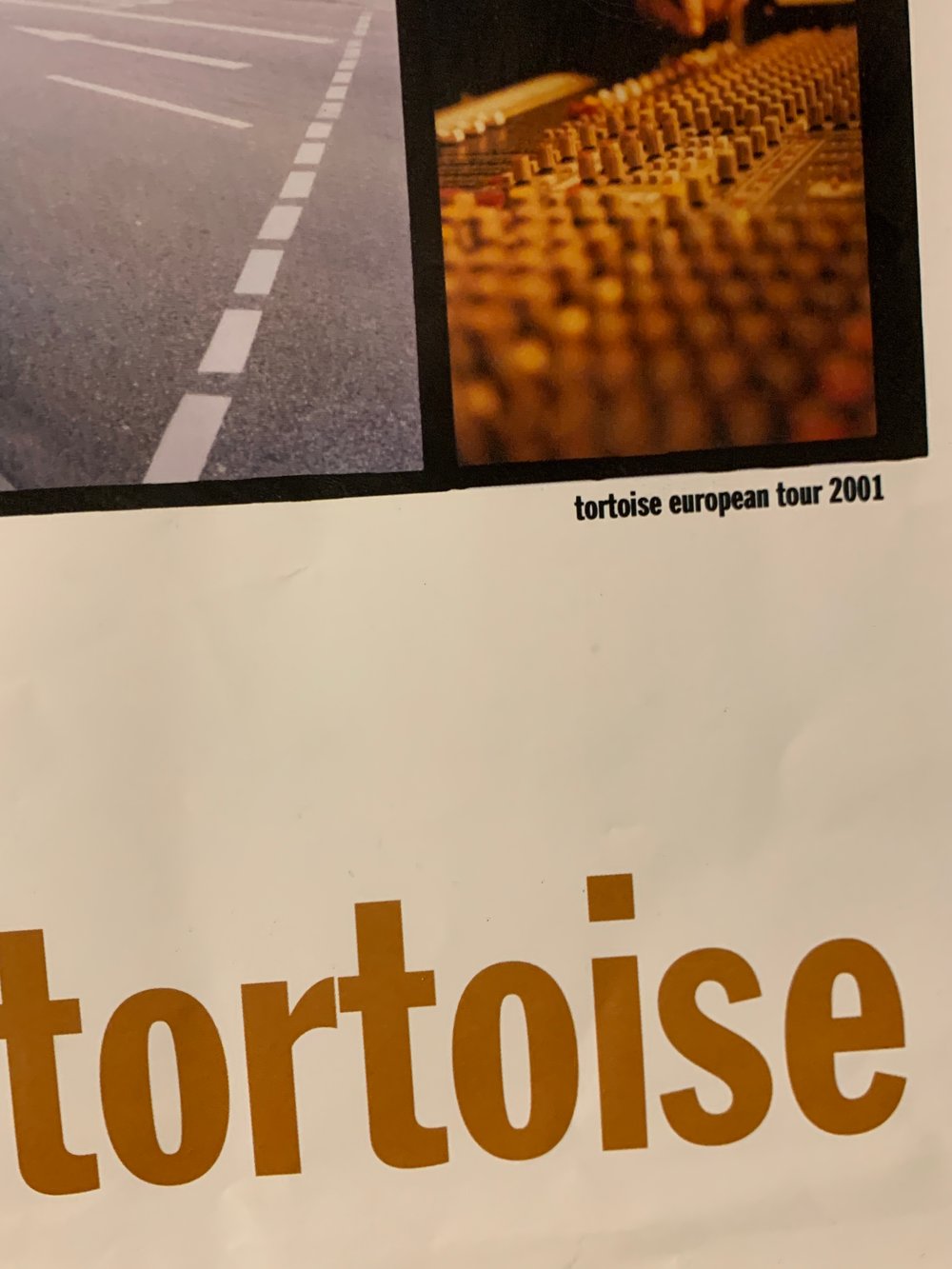 Limited edition Pat Graham Tortoise European Tour Poster 2001