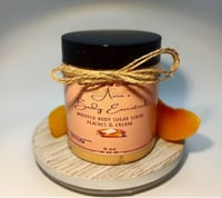 Image 1 of Peaches & Cream Whipped Body Sugar Scrub (8 oz)