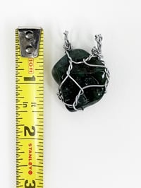 Image 4 of Wire Wrapped Green Moss Agate