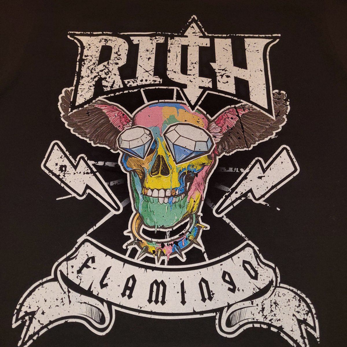 Rich Flamingo Punk Skull Tee