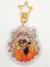 2'5" inch Front Side Holographic Star Epoxy Siralos Charm