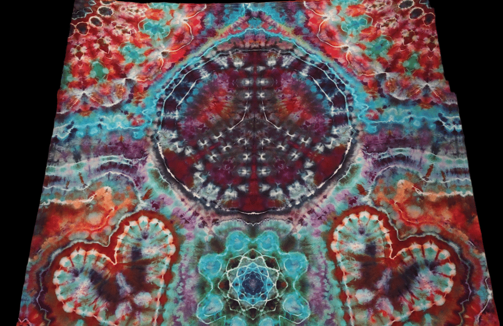 Image of 58x58 peace and love tapestry