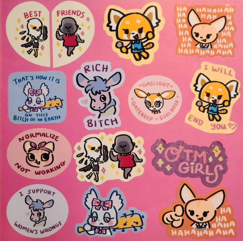 Image of Aggretsuko Stickers