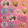 Aggretsuko Stickers