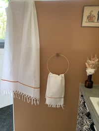 Image 5 of Serviette de douche en khadi de coton