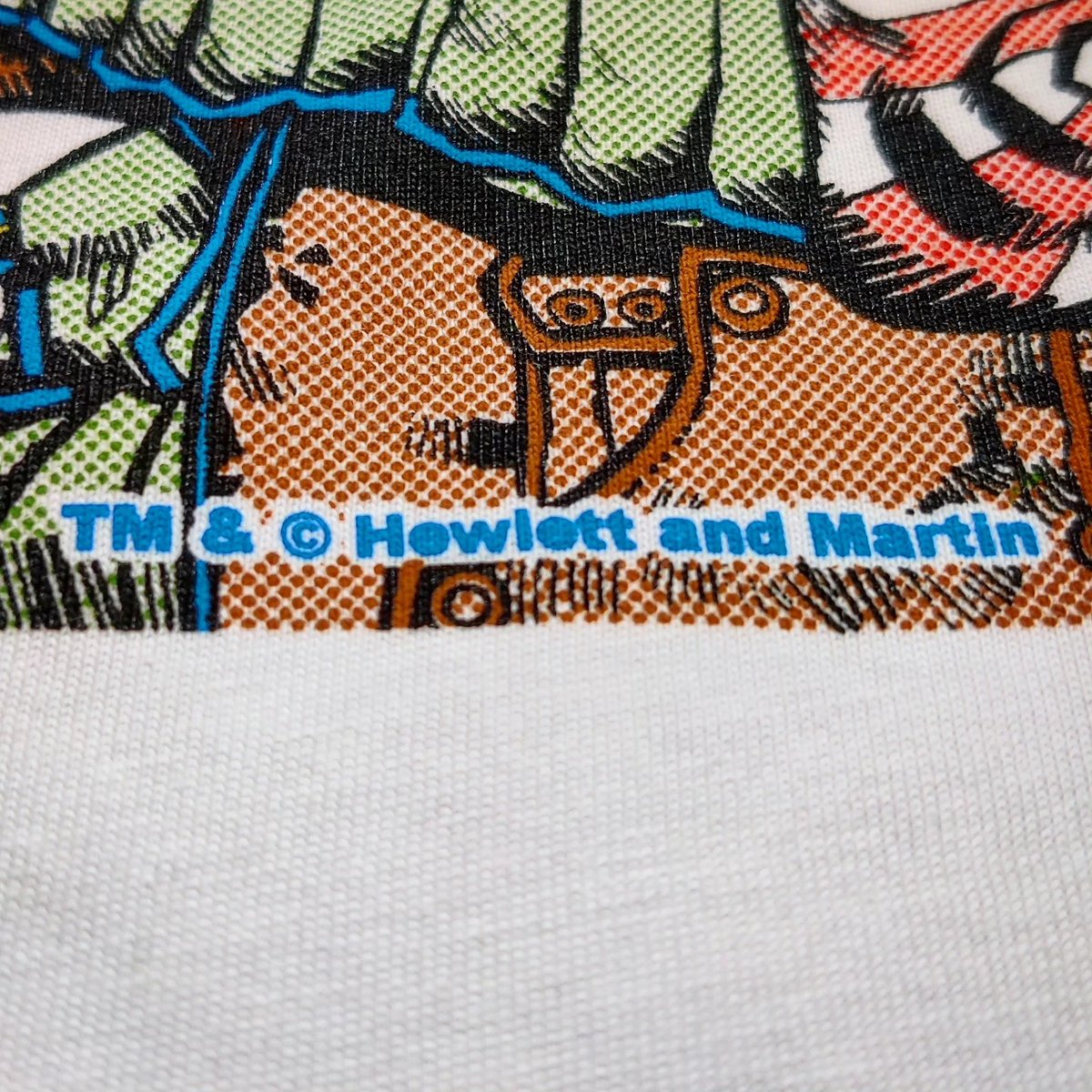 Image of TANK GIRL PATROL T-SHIRT - BLUE - JAMIE HEWLETT DESIGN - ORGANIC